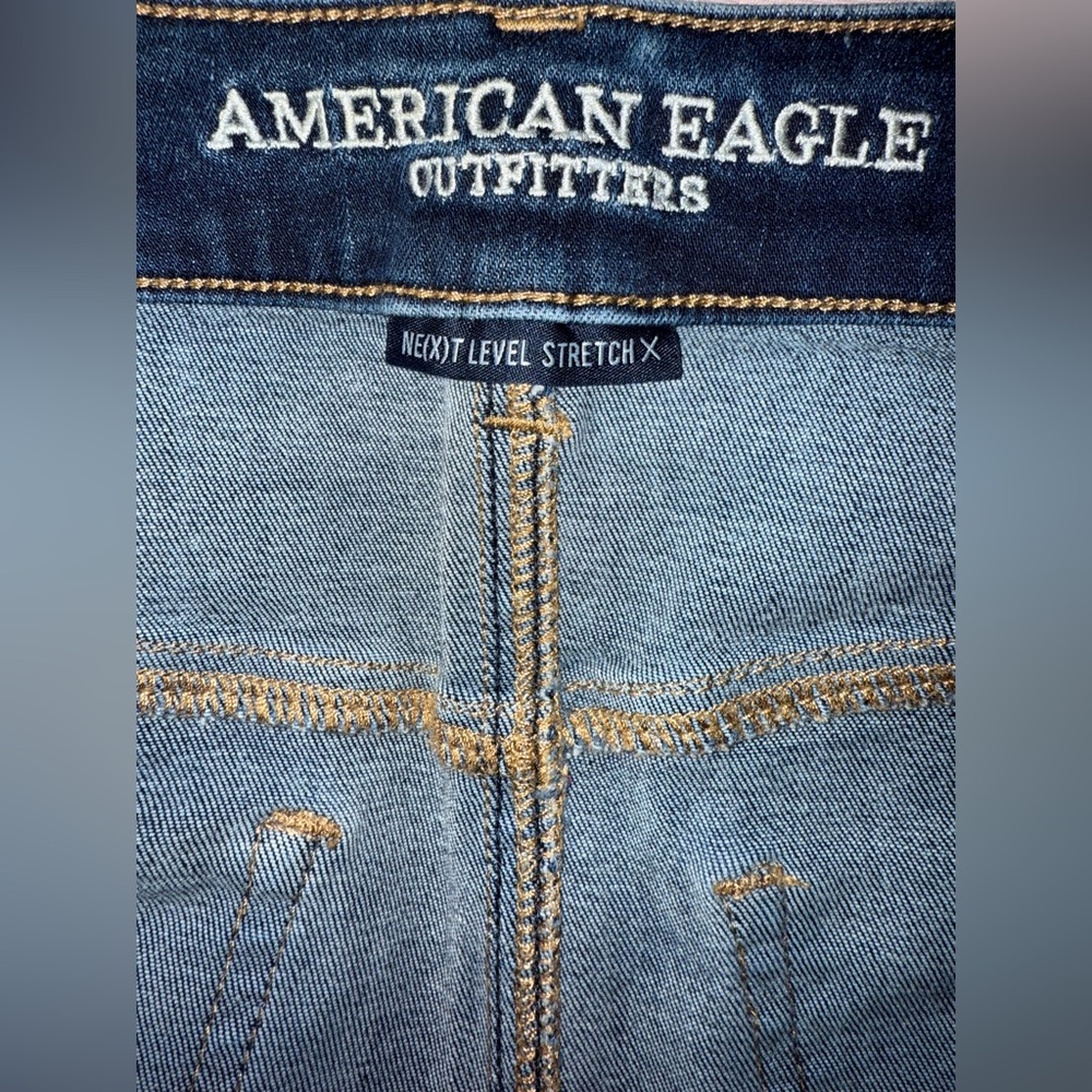 American Eagle Outfitters Denim Hi-Rise Mini Skirt - Picture 7 of 13
